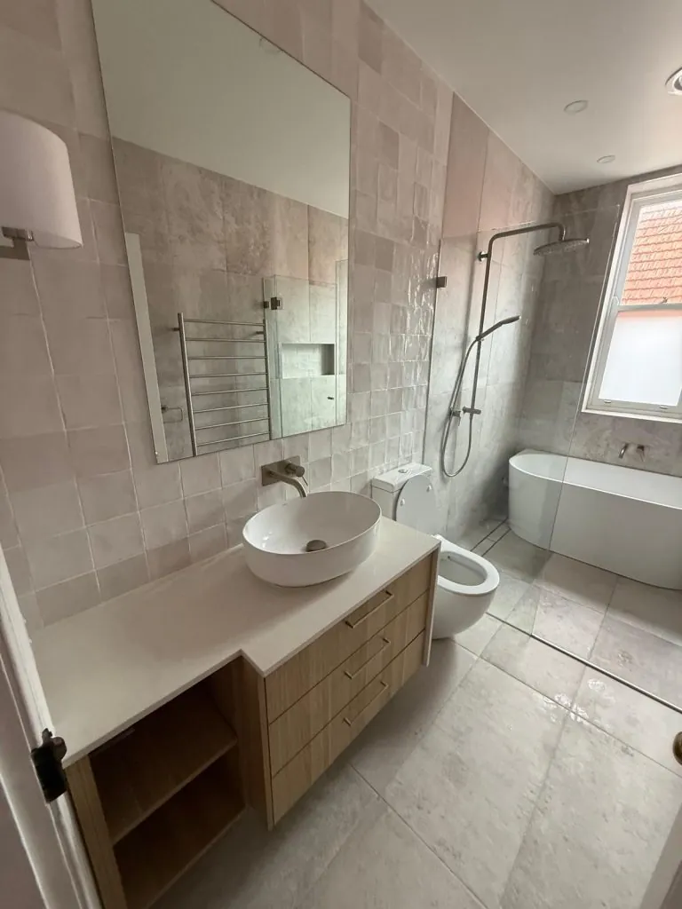 Bathroom renovation by Pink Plumbing Sydney, photo 23