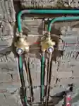 Bathroom rough-in valves set level and true